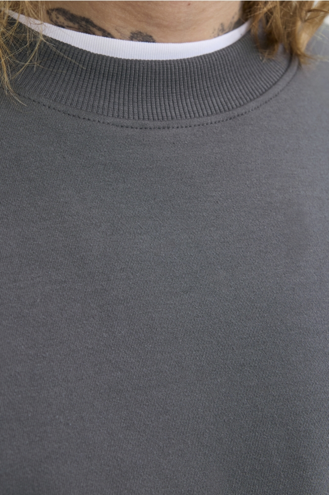 JPRBLACHAD BRANDING SWEAT CREW NECK 12261386 VOLCANIC ASH